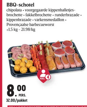 Aanbieding: BBQ-schotel