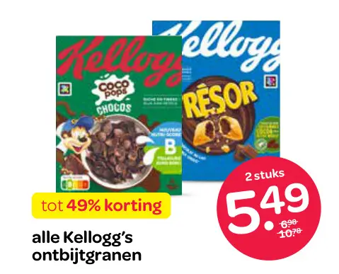 Aanbieding: Kellogg's ontbijtgranen