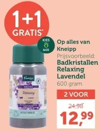 Promotie: Badkristallen Relaxing Lavendel