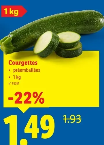 Offre: Courgettes