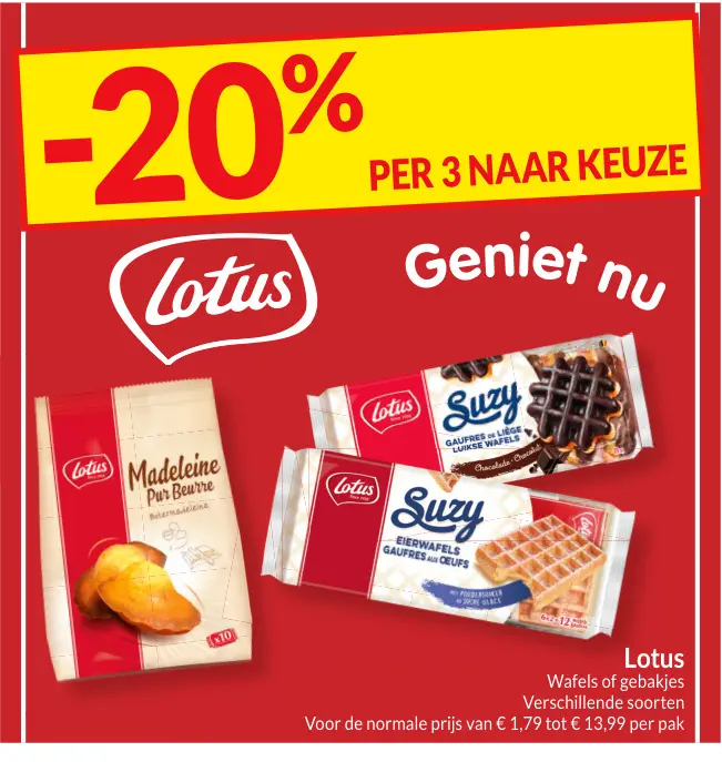 Promotie: Wafels of gebakjes