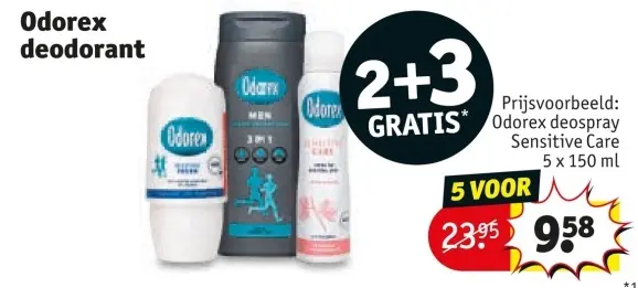 Aanbieding: Odorex deodorant