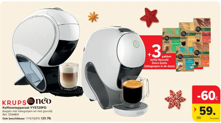 Promotie: Koffiezetapparaat YY5729FD