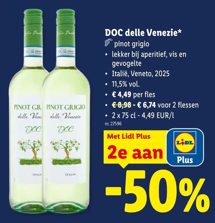 Promotie: DOC delle Venezie pinot grigio