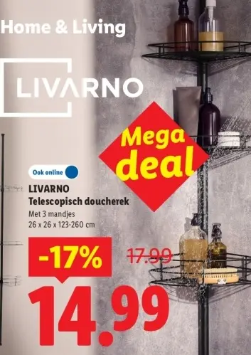 Aanbieding: Telescopisch doucherek
