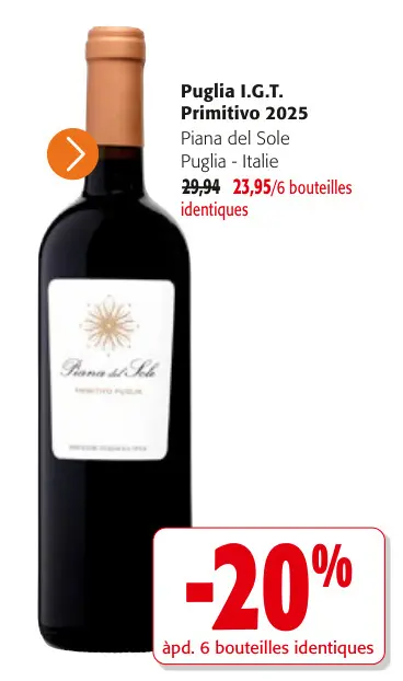 Offre: Puglia I.G.T. Primitivo 2025