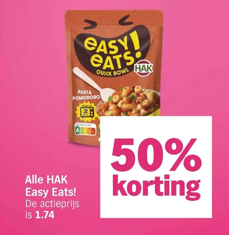 Aanbieding: Alle HAK Easy Eats!