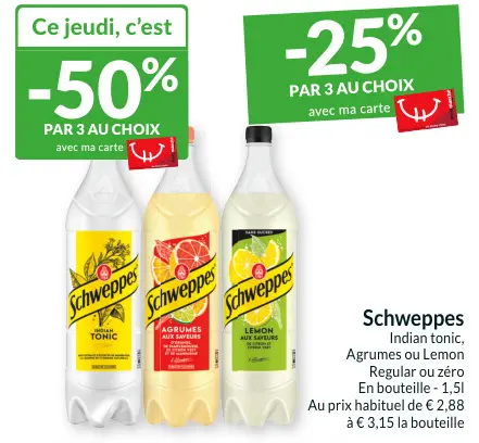 Offre: Schweppes
