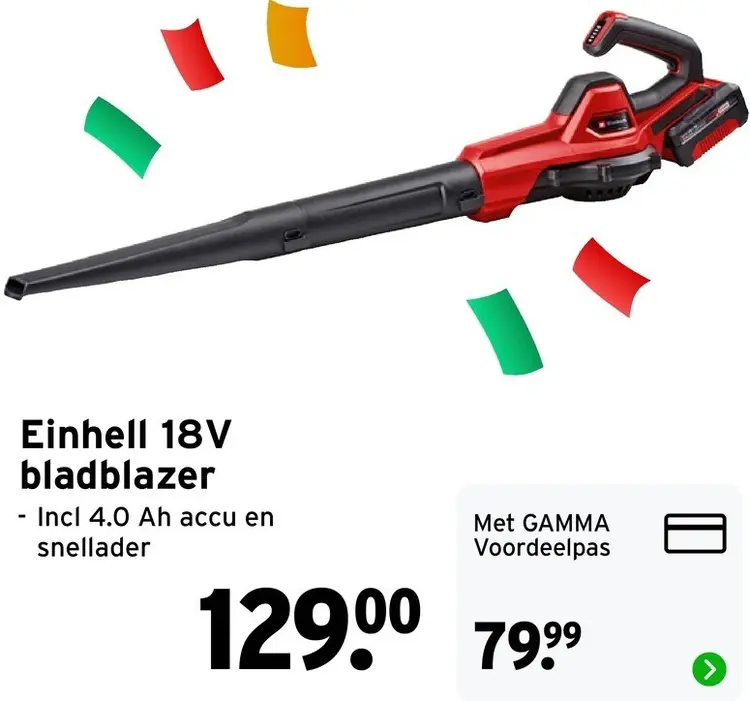 Aanbieding: 18V bladblazer
