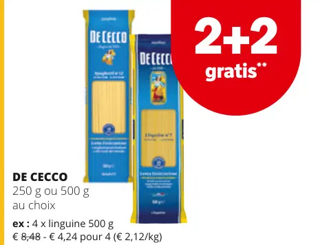 Offre: De cecco