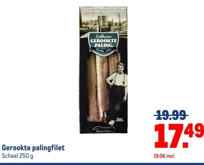Aanbieding: Gerookte palingfilet