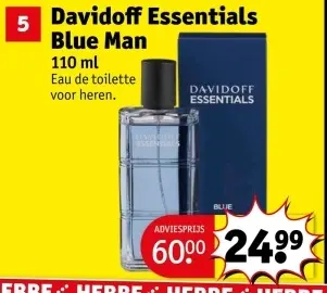 Aanbieding: Davidoff Essentials Blue Man