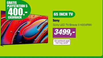 Aanbieding: Sony LED TV Bravia 9 K65XR90