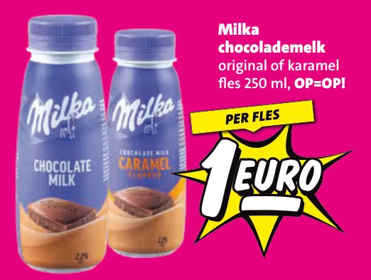 Aanbieding: Milka chocolademelk