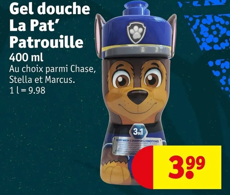 Offre: Gel douche