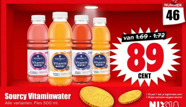 Aanbieding: Vitamin water