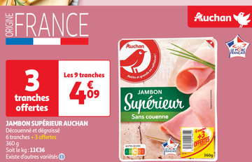 Offre: JAMBON Supérieur