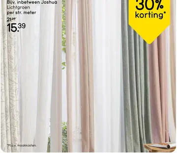 Aanbieding: Inbetween Joshua - lichtgroen