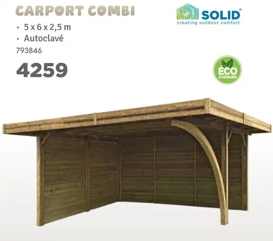 Offre: Carport combi