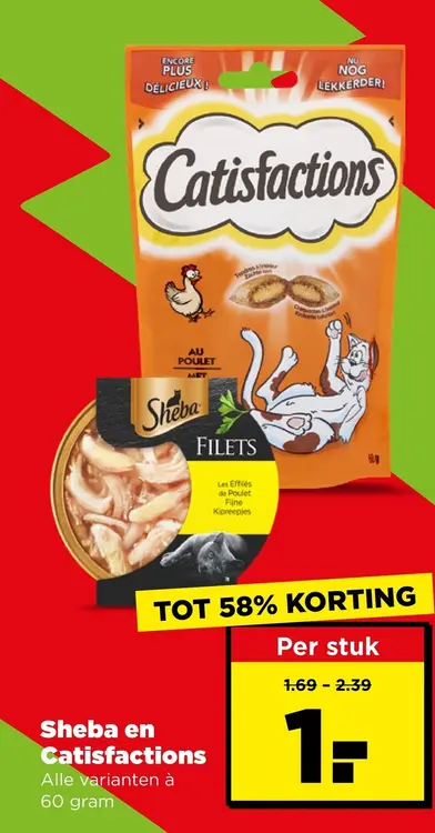 Aanbieding: Sheba en Catisfactions