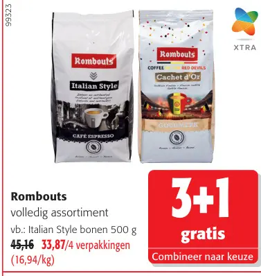 Promotie: volledig assortiment vb.: Italian Style bonen