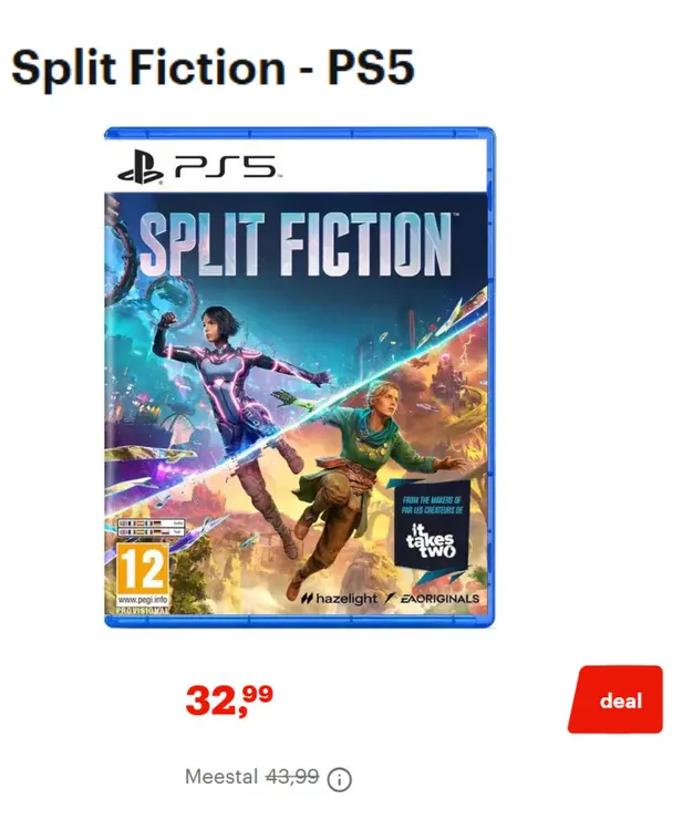 Aanbieding: Split Fiction - PS5