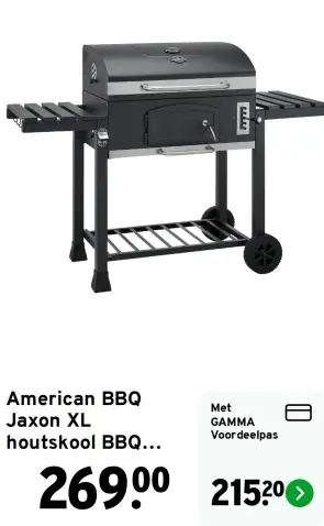 Aanbieding: American BBQ Jaxon XL houtskool BBQ