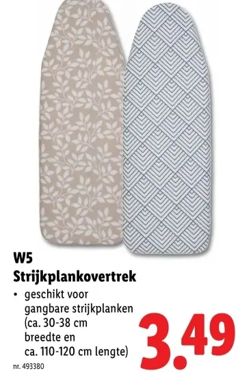 Promotie: Strijkplankovertrek