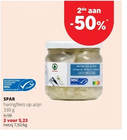 Promotie: Haringfilets op azijn