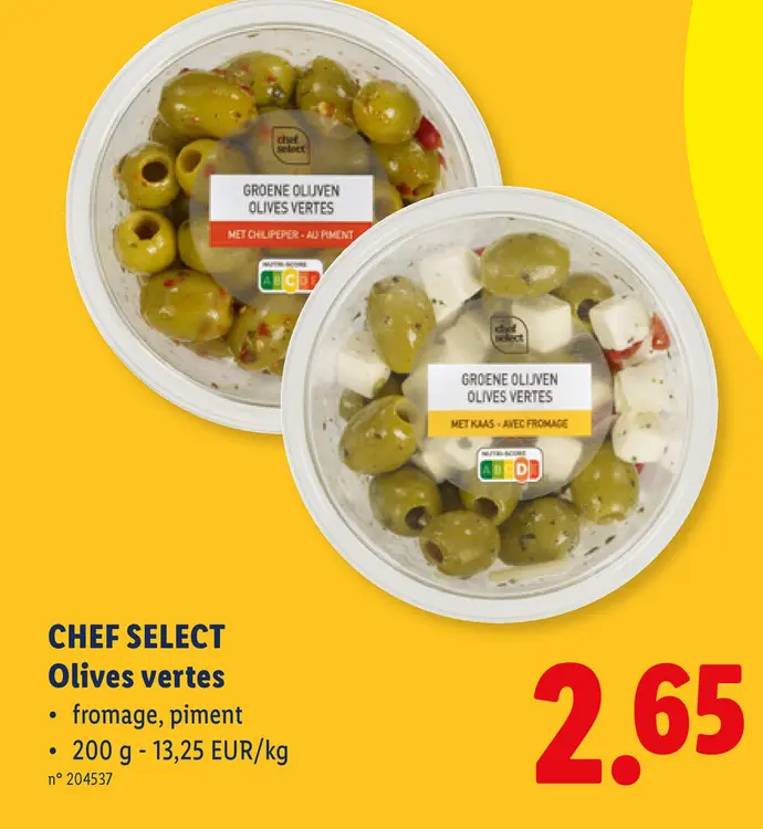 Offre: Olives vertes