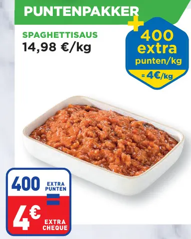 Promotie: Spaghettisaus