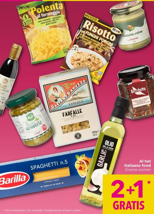 Aanbieding: Italiaans food