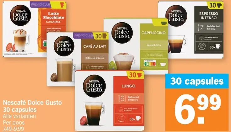Promotie: Dolce Gusto 30 capsules