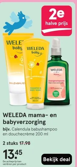 Aanbieding: WELEDA mama- en babyverzorging