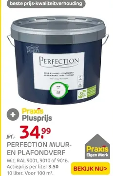 Aanbieding: Perfection muur- en plafondverf