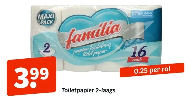 Promotie: Toiletpapier