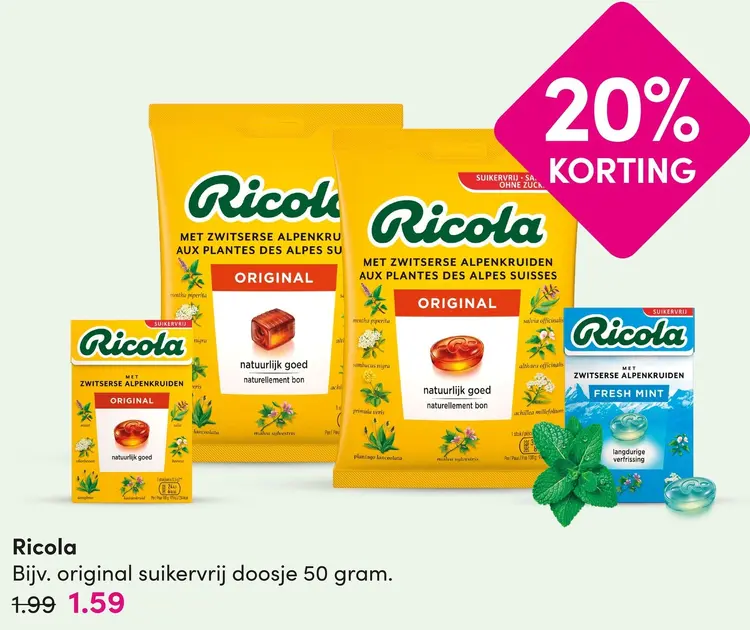 Aanbieding: Original suikervrij doosje