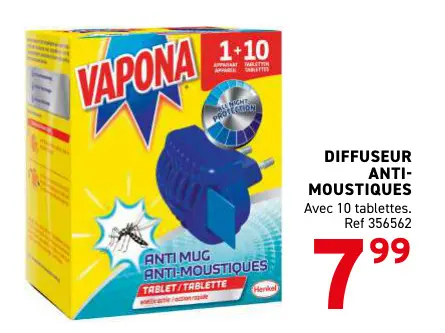 Offre: Diffuseur anti-moustiques