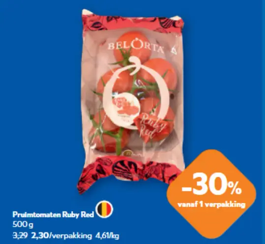 Promotie: Pruimtomaten Ruby Red