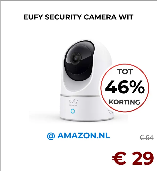 Aanbieding: Security camera wit