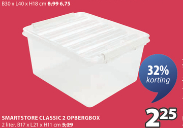 Aanbieding: SMARTSTORE CLASSIC 2 OPBERGBOX