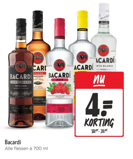 Aanbieding: Bacardi