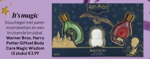 Aanbieding: Harry Potter Giftset Body Care Magic Wisdom