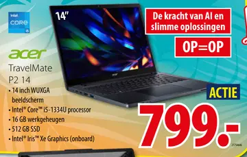 Aanbieding: Acer TravelMate P2 14
