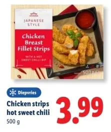 Aanbieding: Chicken strips hot sweet chili