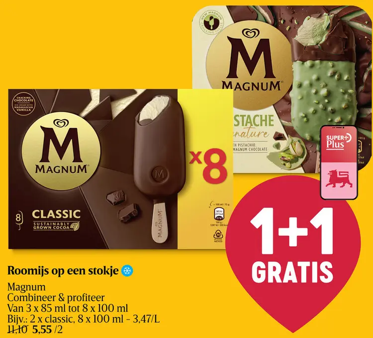 Promotie: Roomijs op een stokje