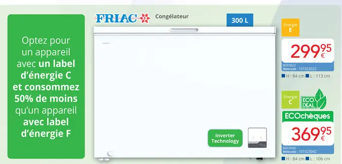Offre: Congélateur