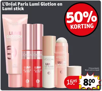 Aanbieding: Lumi Glotion en Lumi stick