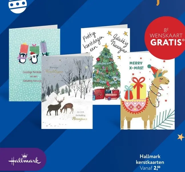 Aanbieding: Hallmark kerstkaarten
