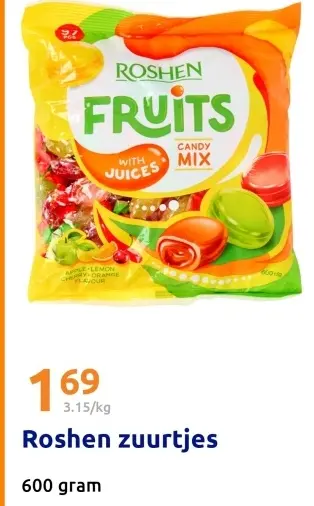 Aanbieding: Roshen zuurtjes